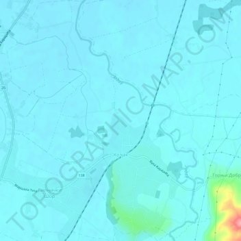 Kozjak topographic map, elevation, terrain