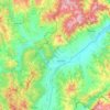Bujanovac Municipality topographic map, elevation, terrain