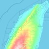 North West Cape topographic map, elevation, terrain