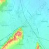 Leskovac topographic map, elevation, terrain