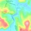 Mooi River topographic map, elevation, terrain