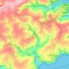 Stoke Fleming topographic map, elevation, terrain