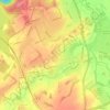 Rothley topographic map, elevation, terrain