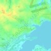 Wisła Mała topographic map, elevation, terrain
