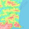 Stokenham topographic map, elevation, terrain