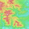 Albanyà topographic map, elevation, terrain