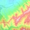 Pedi (Ngwalwa) topographic map, elevation, terrain