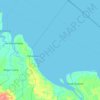 Kecamatan Pasir Limau Kapas topographic map, elevation, terrain