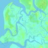 Tanjung Manis topographic map, elevation, terrain