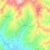 Graniti topographic map, elevation, terrain