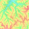 Eureka Springs topographic map, elevation, terrain
