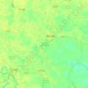Jhenaidah Sadar Upazila topographic map, elevation, terrain