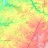 Parnac topographic map, elevation, terrain