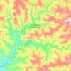 Presidente Castello Branco topographic map, elevation, terrain