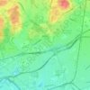 Jericho topographic map, elevation, terrain