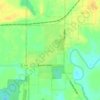 Hurst topographic map, elevation, terrain