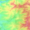 Souain-Perthes-lès-Hurlus topographic map, elevation, terrain
