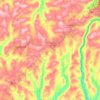 Bridgewater Township topographic map, elevation, terrain