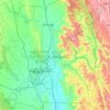 Naypyitaw Union Territory topographic map, elevation, terrain