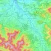 Třinec topographic map, elevation, terrain