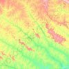 Caçu topographic map, elevation, terrain