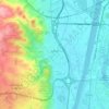 Camas topographic map, elevation, terrain