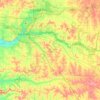 Eau Claire County topographic map, elevation, terrain