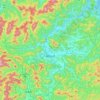 福知山市 topographic map, elevation, terrain