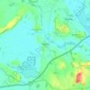 Longdon topographic map, elevation, terrain