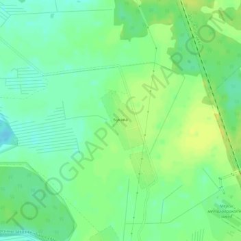 Букава topographic map, elevation, terrain