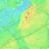 Somerset topographic map, elevation, terrain