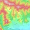 Lendak topographic map, elevation, terrain