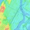 East Harlem topographic map, elevation, terrain