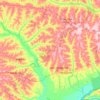 Nova Andradina topographic map, elevation, terrain