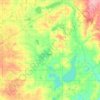 Hamlin County topographic map, elevation, terrain