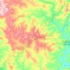 Cristianópolis topographic map, elevation, terrain