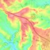 Baydon topographic map, elevation, terrain