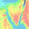 Shibh Jazirat Sina' topographic map, elevation, terrain