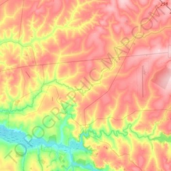 Gavião Peixoto topographic map, elevation, terrain