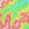 Metzeral topographic map, elevation, terrain