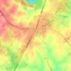 Ruckersville topographic map, elevation, terrain