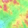 Tótvázsony topographic map, elevation, terrain