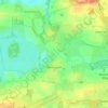 Dinnington topographic map, elevation, terrain