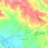 Stowe-by-Chartley topographic map, elevation, terrain