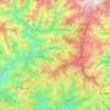 Panchthar topographic map, elevation, terrain