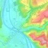 Retzbach topographic map, elevation, terrain