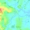 Little Ribston topographic map, elevation, terrain