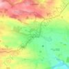 Staindrop topographic map, elevation, terrain