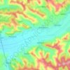 Păsăreni topographic map, elevation, terrain