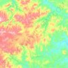 Barão do Triunfo topographic map, elevation, terrain